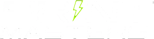Lightning bolt icon with a green outline on a white background
